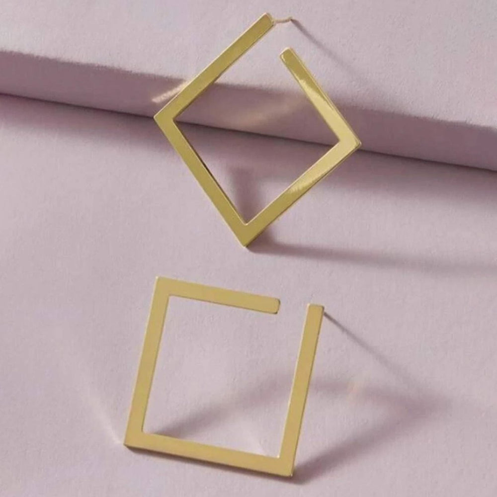 2-Pairs: Minimalist Geometric Drop Earrings Image 2