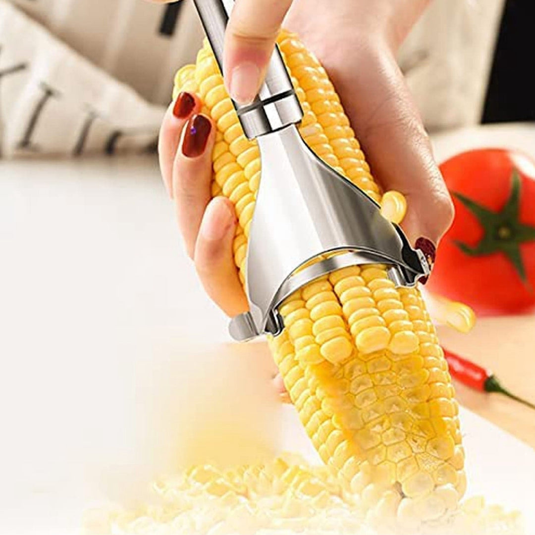 2-Piece: Stainless Steel Corn Cob Peelers Image 9