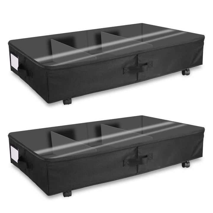 2-Piece: Under Bed Storage Container Image 3