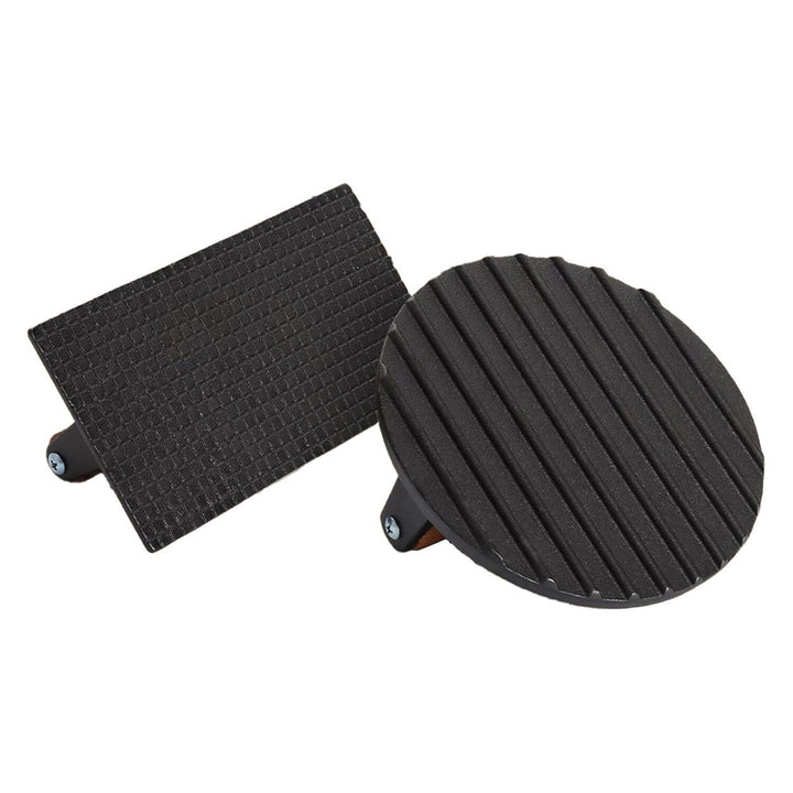 2-Pieces: Cast Iron Grill Press Pre-Seasoned Steak Weights Smash Burger Press Image 3