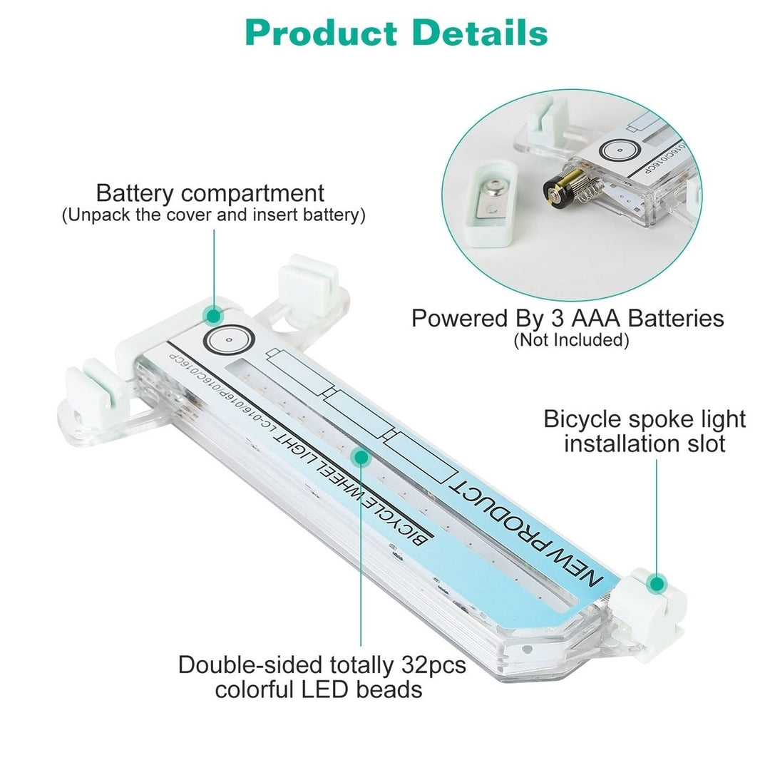 2-Piece: 32 LEDs Pattern Cycling Lights Image 4