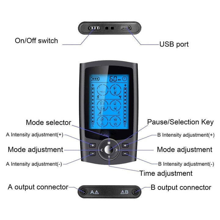 24 Modes Muscle Stimulator for Pain Relief Therapy Image 3