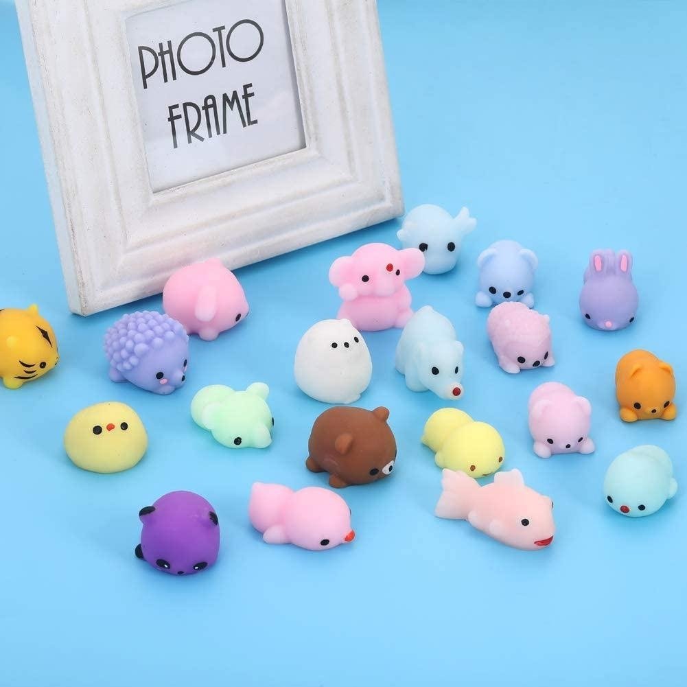 24-Pack: Kids Mochi Squishy Toy with Storage Image 2