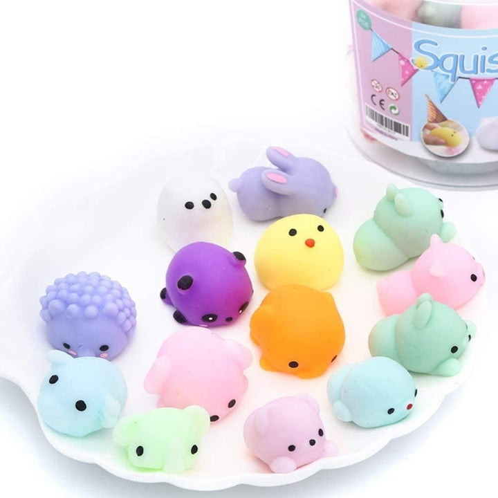 24-Pack: Kids Mochi Squishy Toy with Storage Image 4