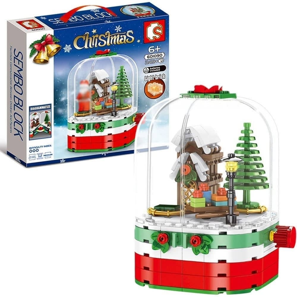 249-Piece: Christmas Building Blocks Toy Set Image 1