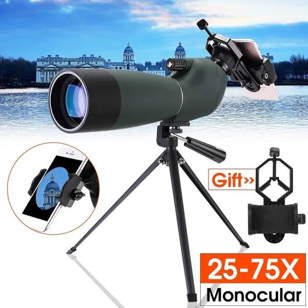 25-75X70 Night Vision HD Waterproof Telescope Image 1