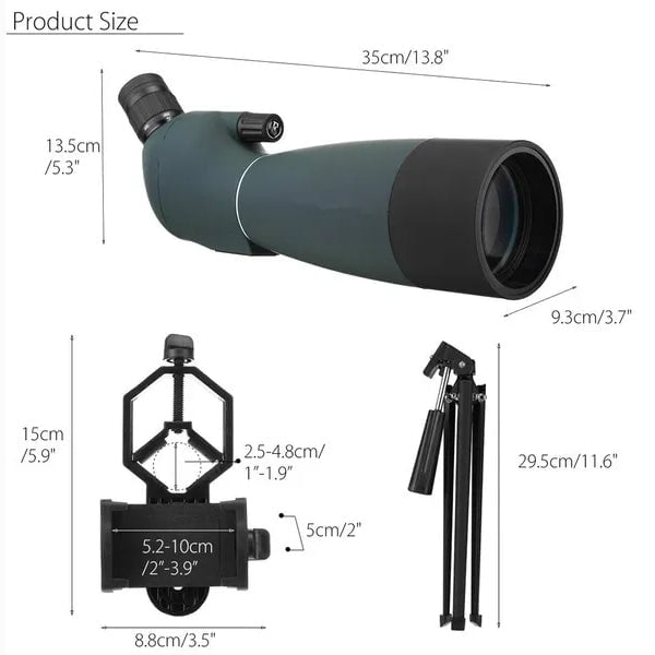 25-75X70 Night Vision HD Waterproof Telescope Image 2