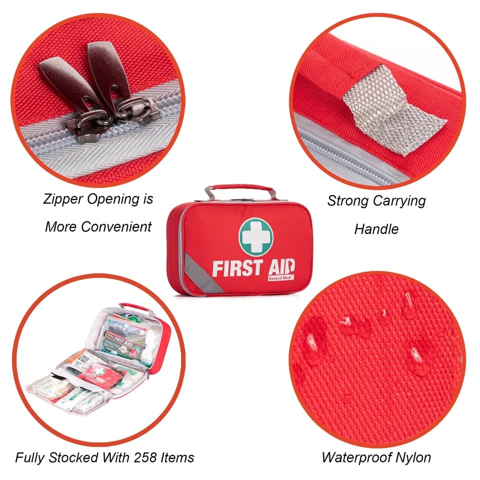 258-Pieces: First Aid Kit Image 4