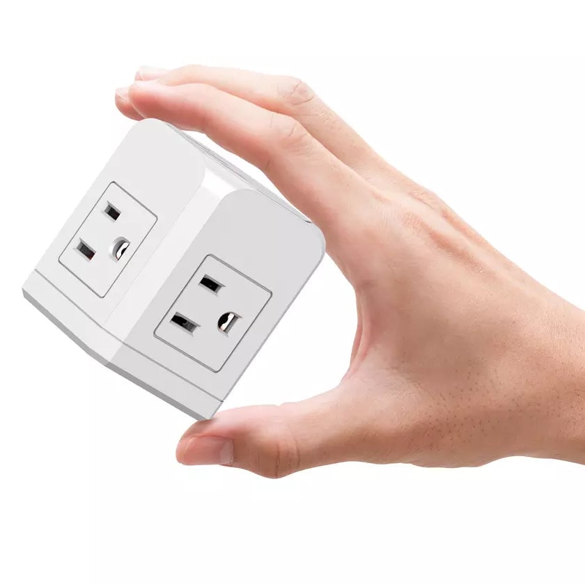 3 Wall Outlets with 3 USB Ports (5ft cord) Image 2