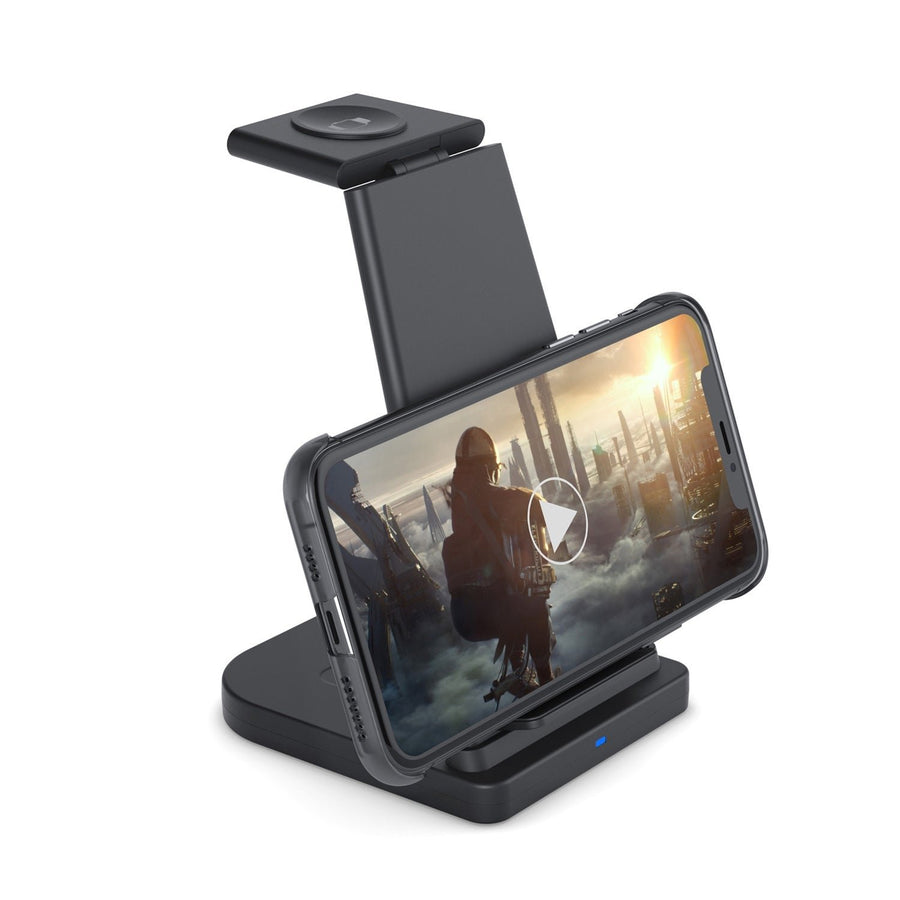 3-in-1 Foldable Fast Wireless Charging Stand Image 1