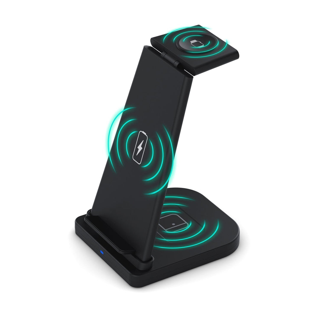 3-in-1 Foldable Fast Wireless Charging Stand Image 3