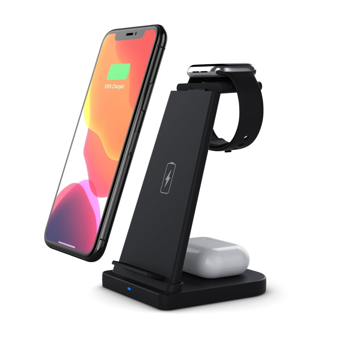 3-in-1 Foldable Fast Wireless Charging Stand Image 4