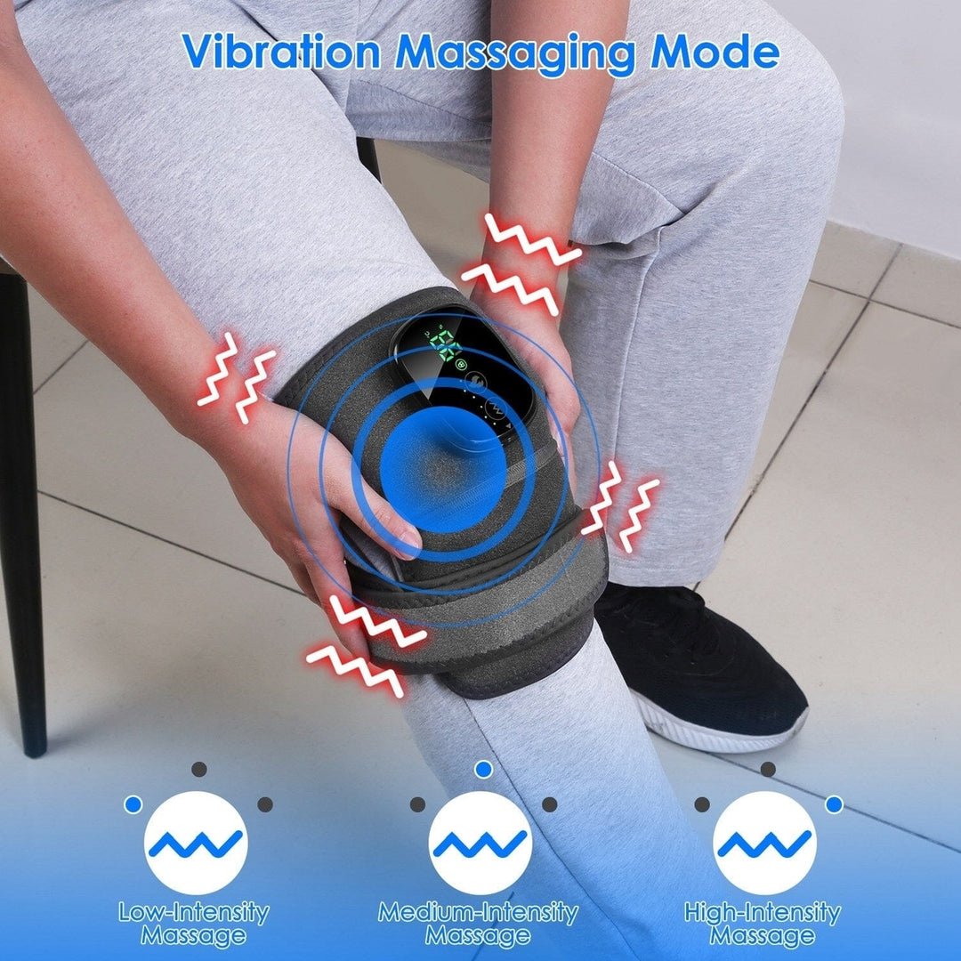 3-in-1 Heated Pads Massager with 3 Level Vibration Image 11