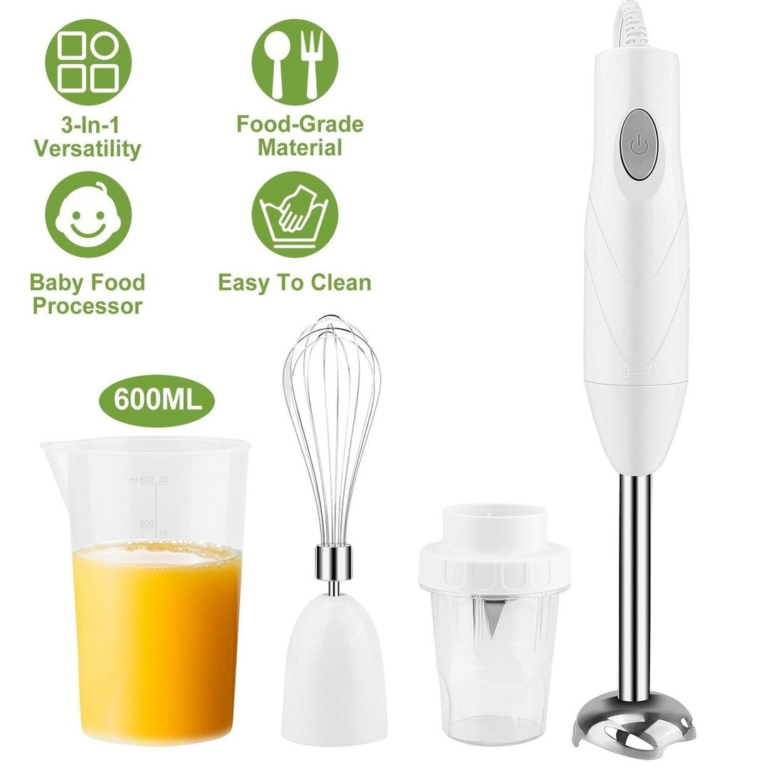 3-in-1 Immersion Hand Blender Multifunctional Stick Image 10