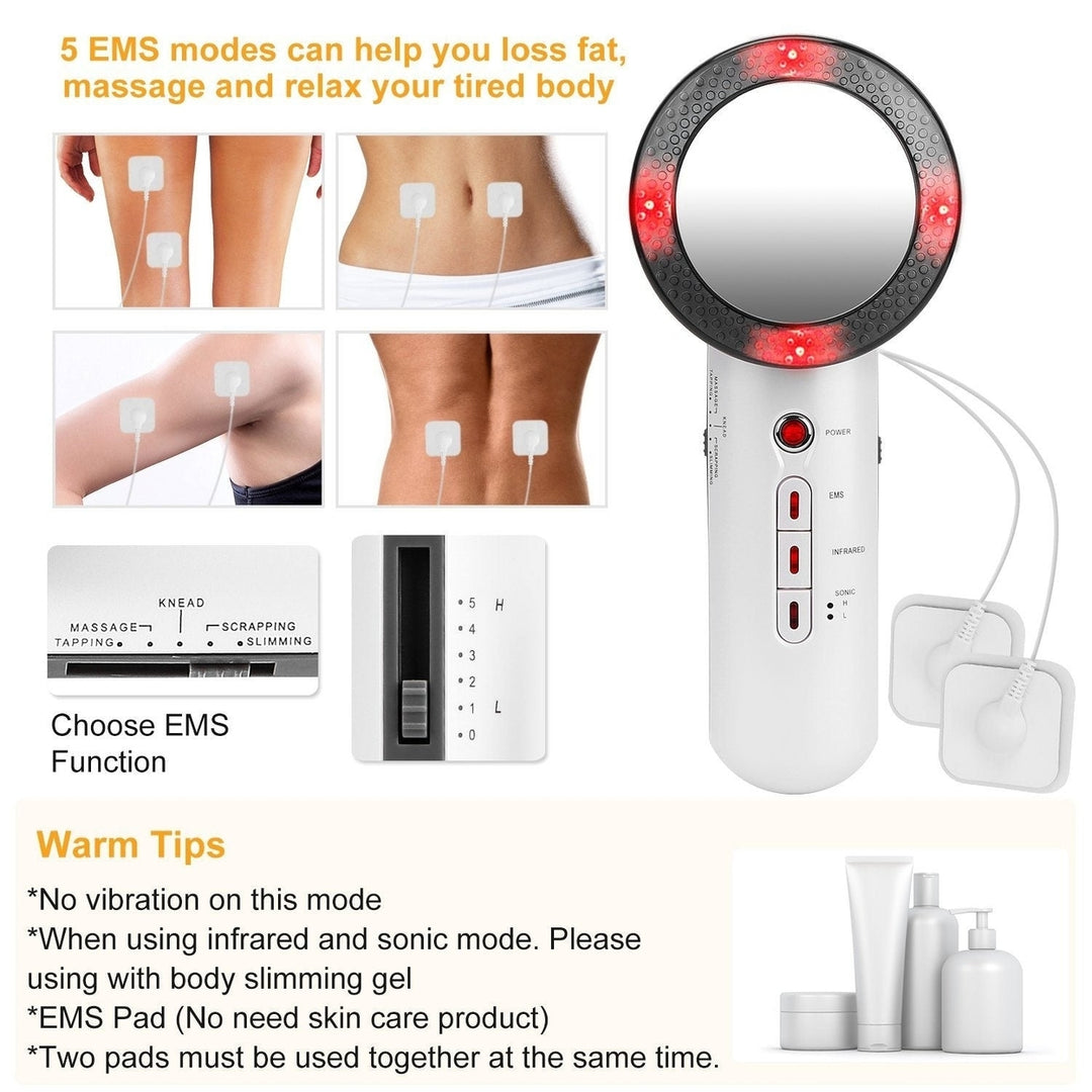 3-in-1 Multifunctional EMS Infrared Massager Fat Remover Image 10