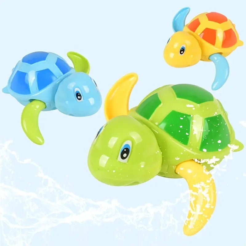 3-Pack: Fun Swimming Turtle Bath Toy Image 1