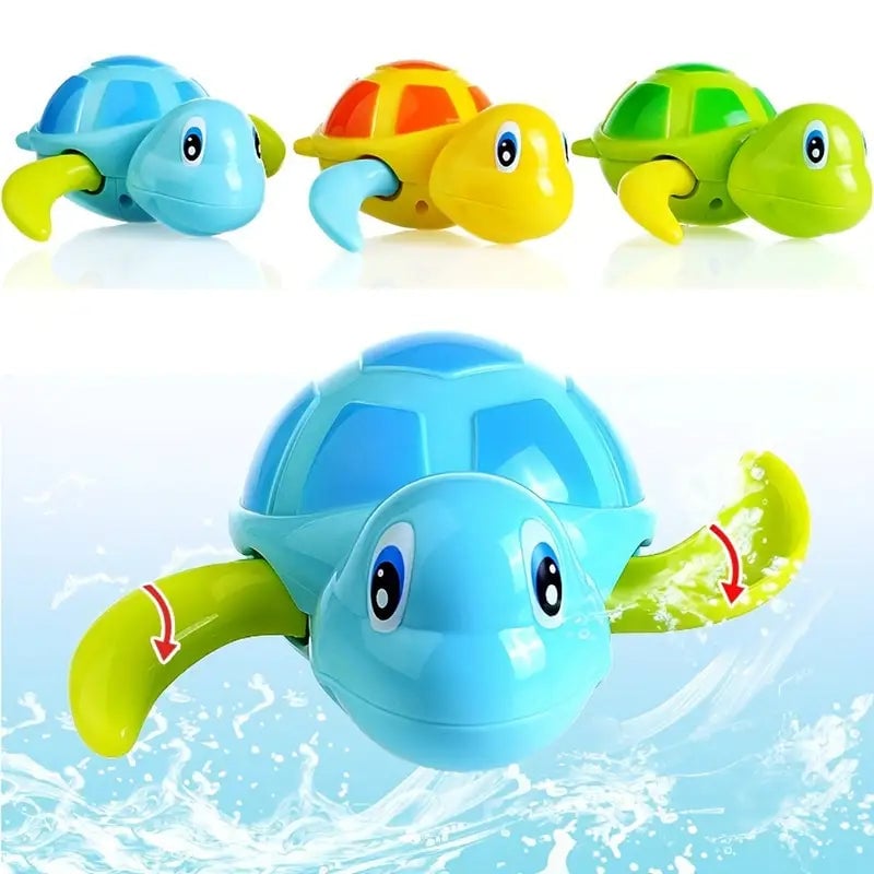 3-Pack: Fun Swimming Turtle Bath Toy Image 2