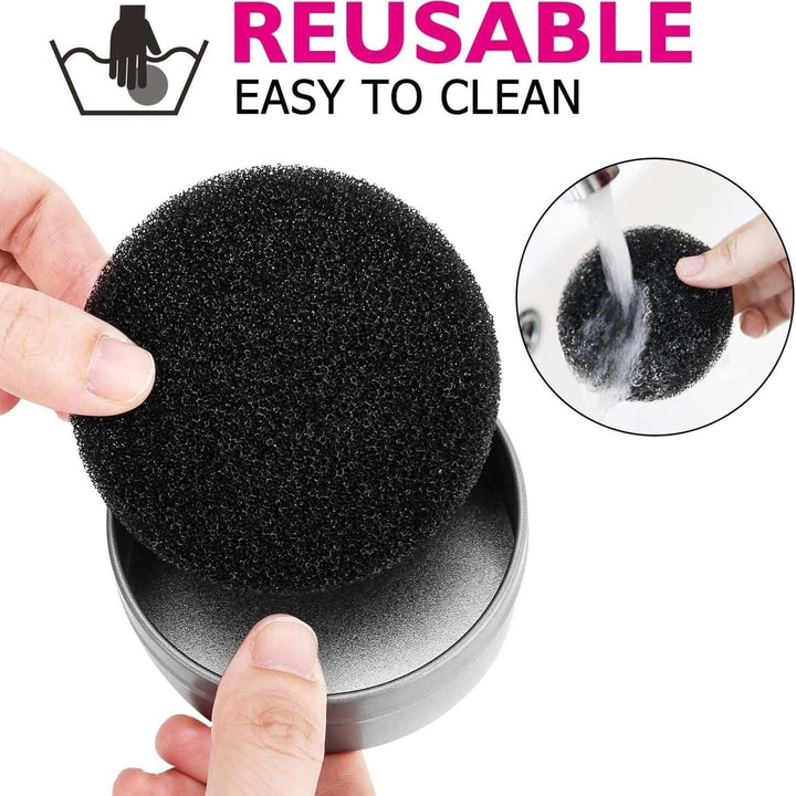 3-Pack: Luxspire Makeup Brush Cleaner Quick Wash Sponge Remover Color Image 4