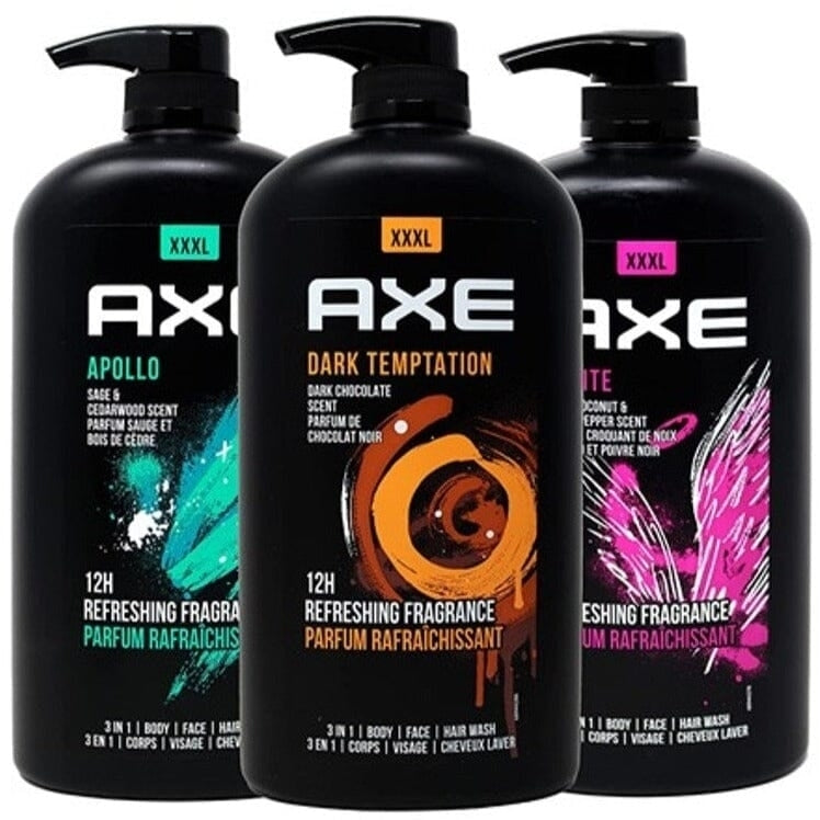 3-Pack: Axe Mens Body Wash Variety Set- 32oz Image 1