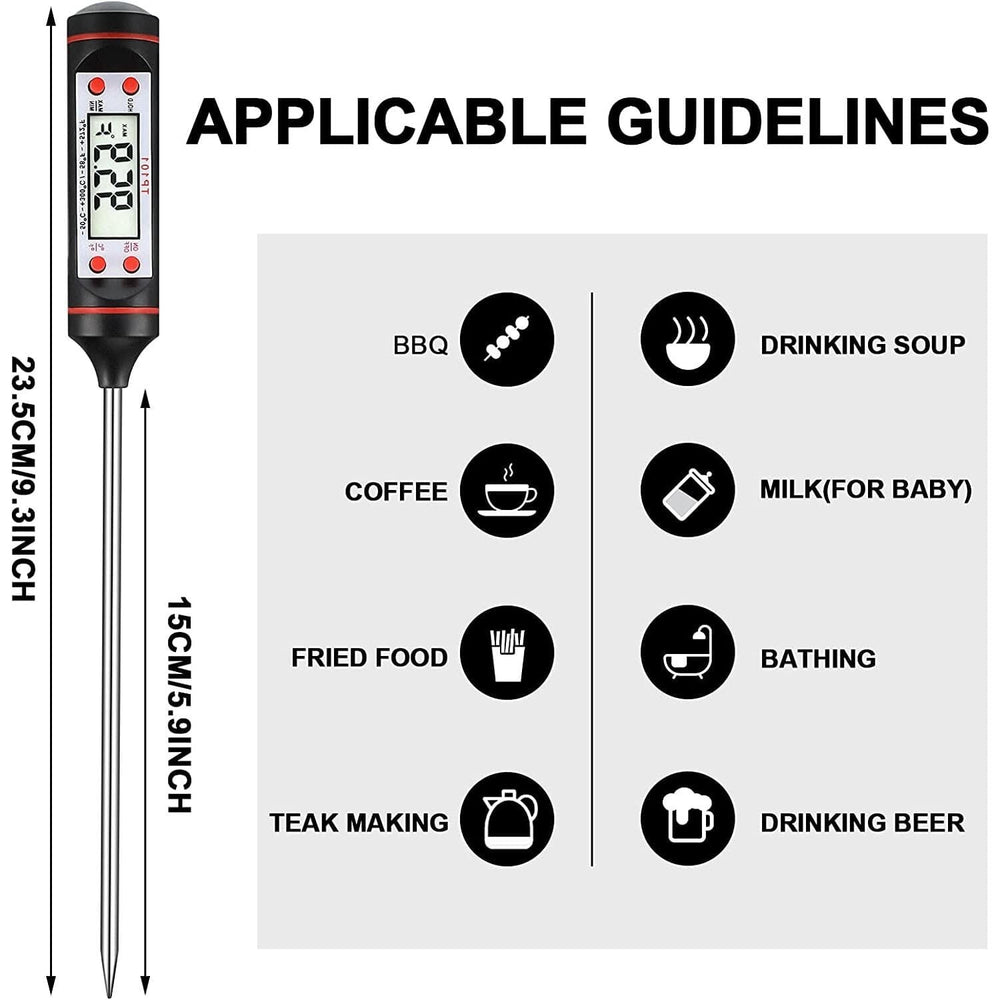 2-Piece Set: Multi-functional Thermometer Pen with High Accuracy and Instant Read Image 2