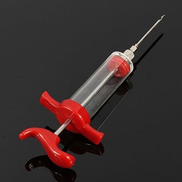 30ml BBQ Meat Marinade Sauce Seasoning Syringe Injector Image 2