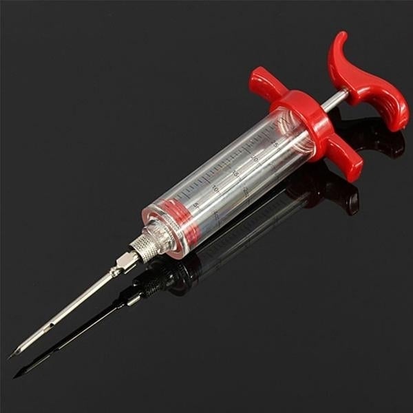 30ml BBQ Meat Marinade Sauce Seasoning Syringe Injector Image 4