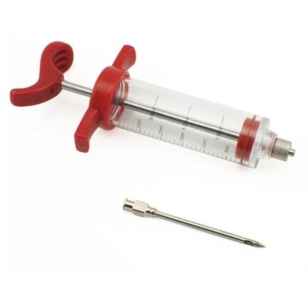 30ml BBQ Meat Marinade Sauce Seasoning Syringe Injector Image 12