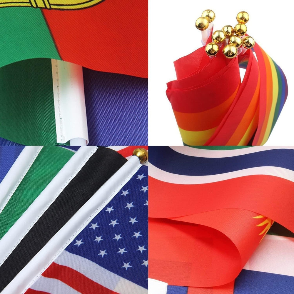 32-Pieces: World Cup 2022 Participating National Teams Flags Image 2