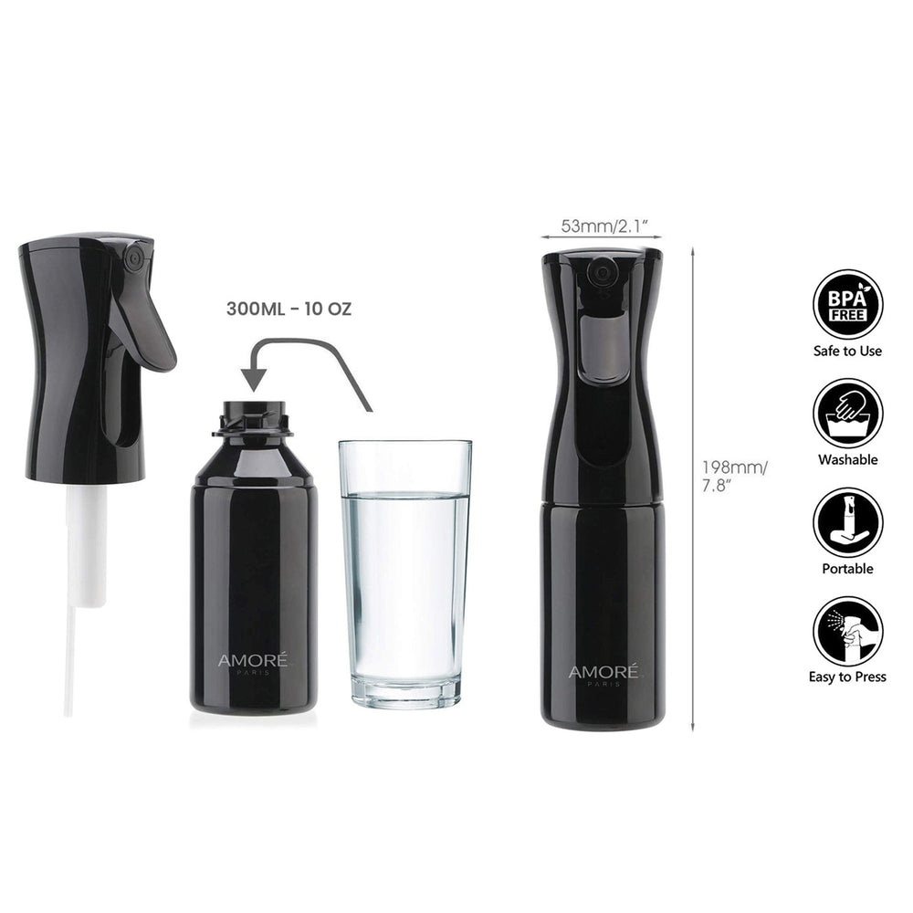 360 Continuous Hair Water Ultra Fine Mister Spray Bottle Image 2