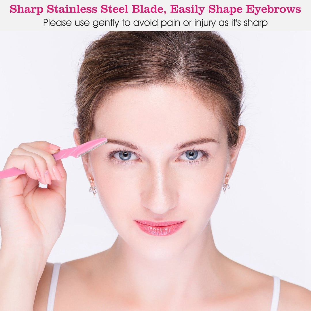 36-Pieces: Women Eyebrow Razor Trimmer Image 7