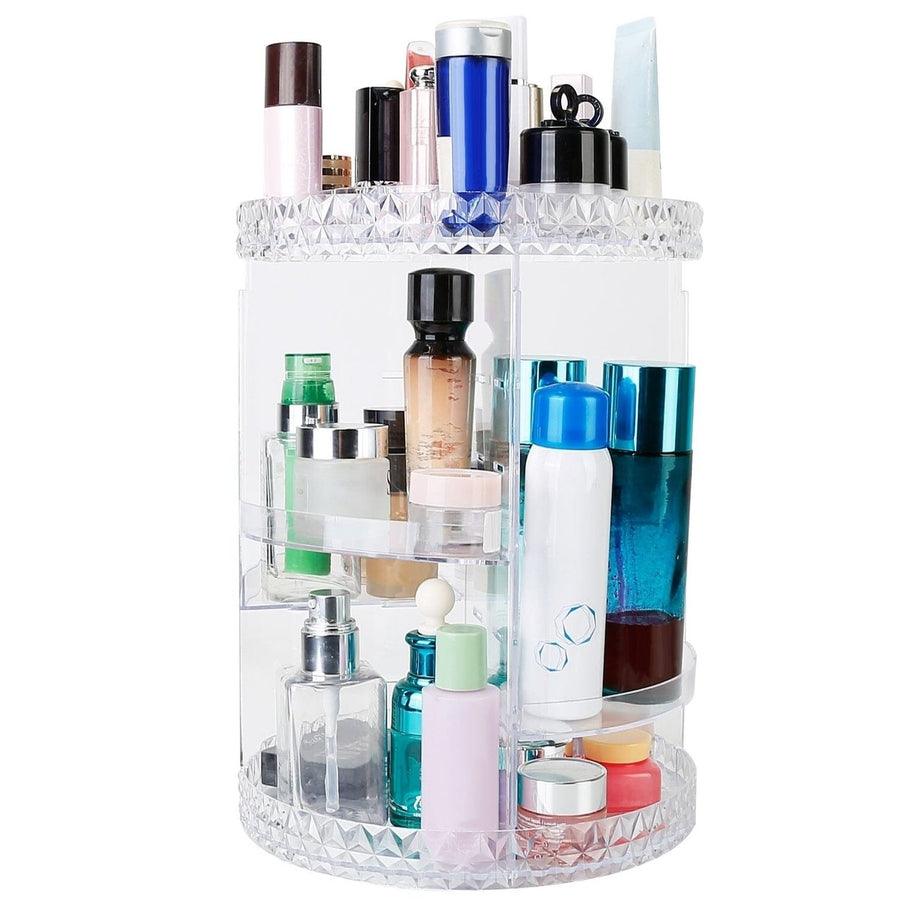 360 Rotating Make Up Organizer Image 1