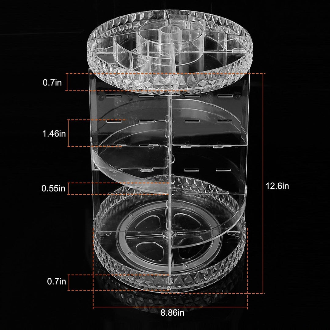 360 Rotating Make Up Organizer Image 6