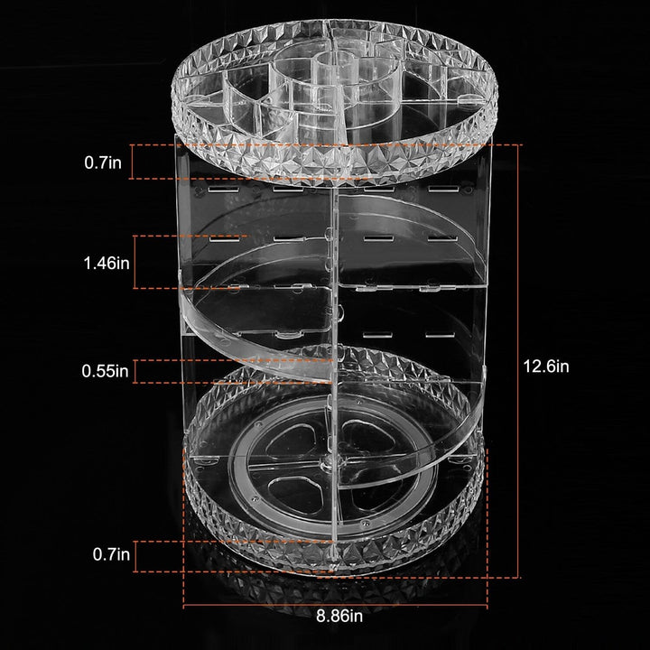 360 Rotating Make Up Organizer Image 6