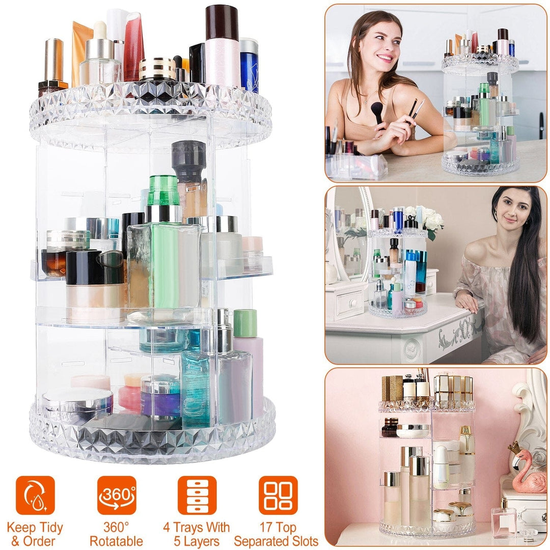 360 Rotating Make Up Organizer Image 9