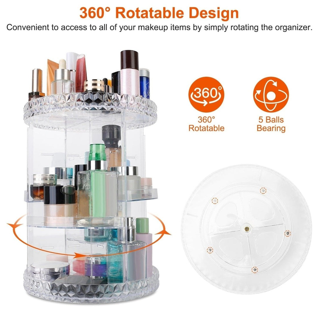 360 Rotating Make Up Organizer Image 10