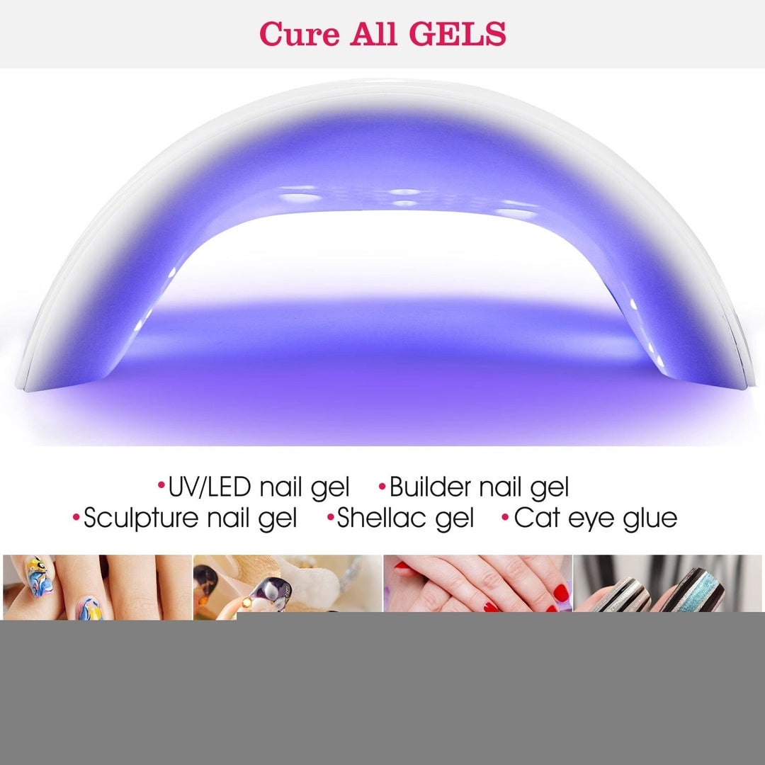 36W UV LED Lamp Nail Gel Dryer 12 LED Sensor Gel Curing Machine Image 8