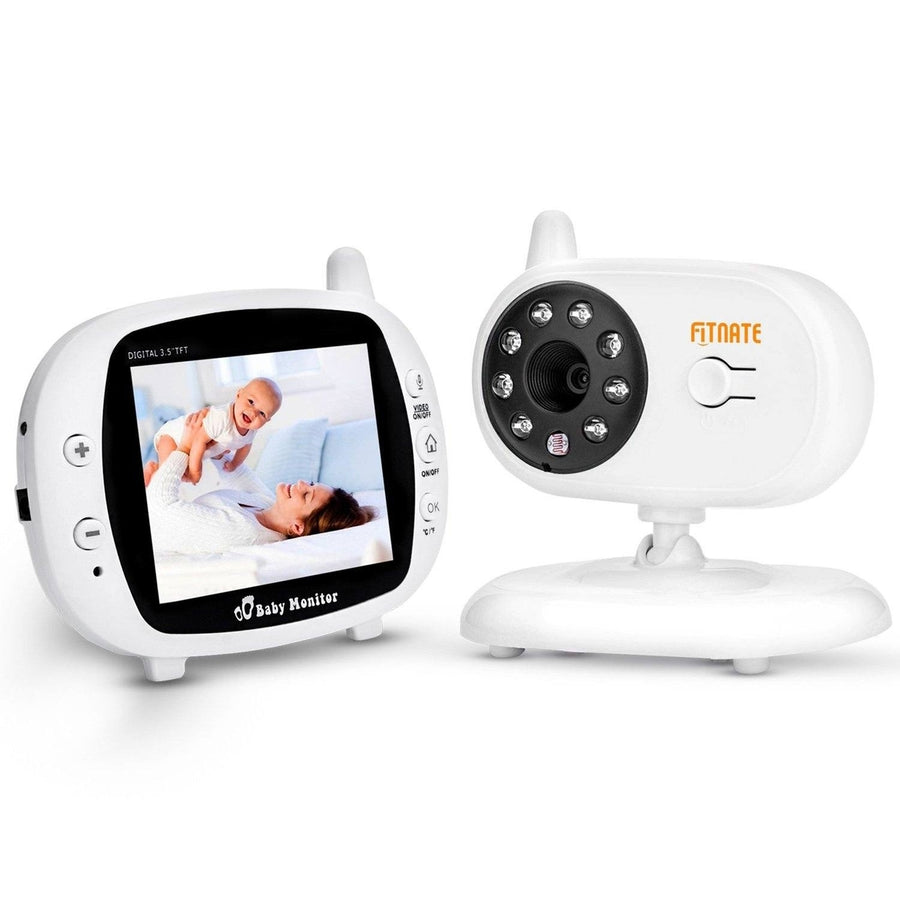 3.5" Audio Video Baby Monitor Wireless Digital Camera Night Vision Safety Viewer Image 1