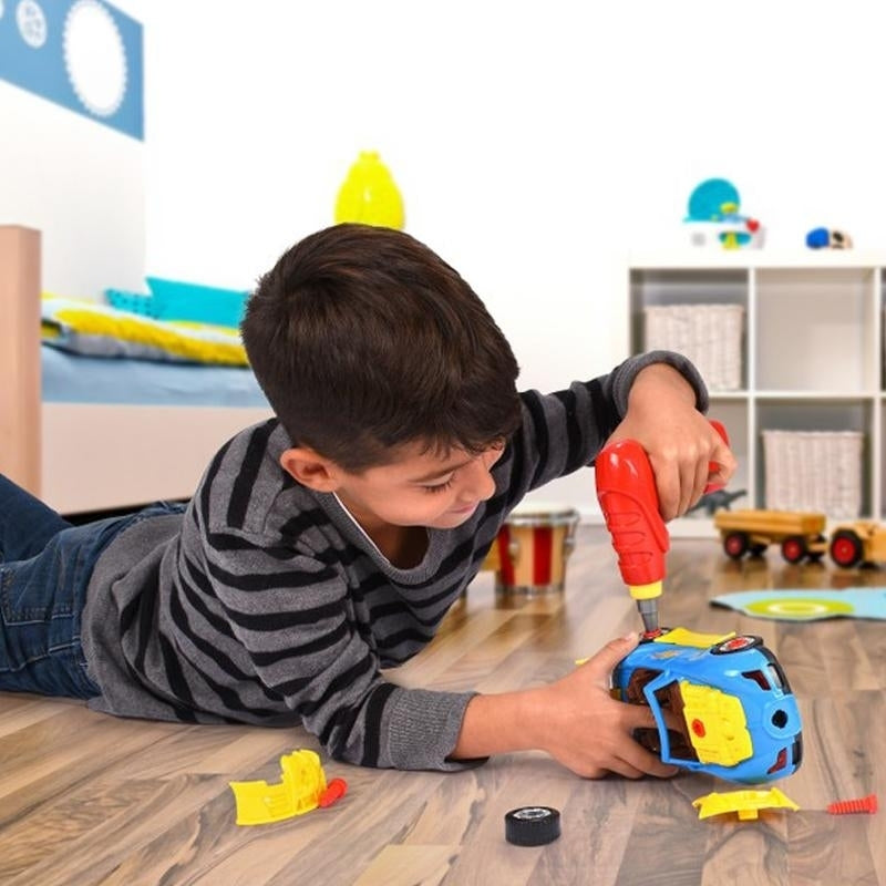 30-Piece: Kids Take Apart Racing Car Toy Construction Play Set Image 2