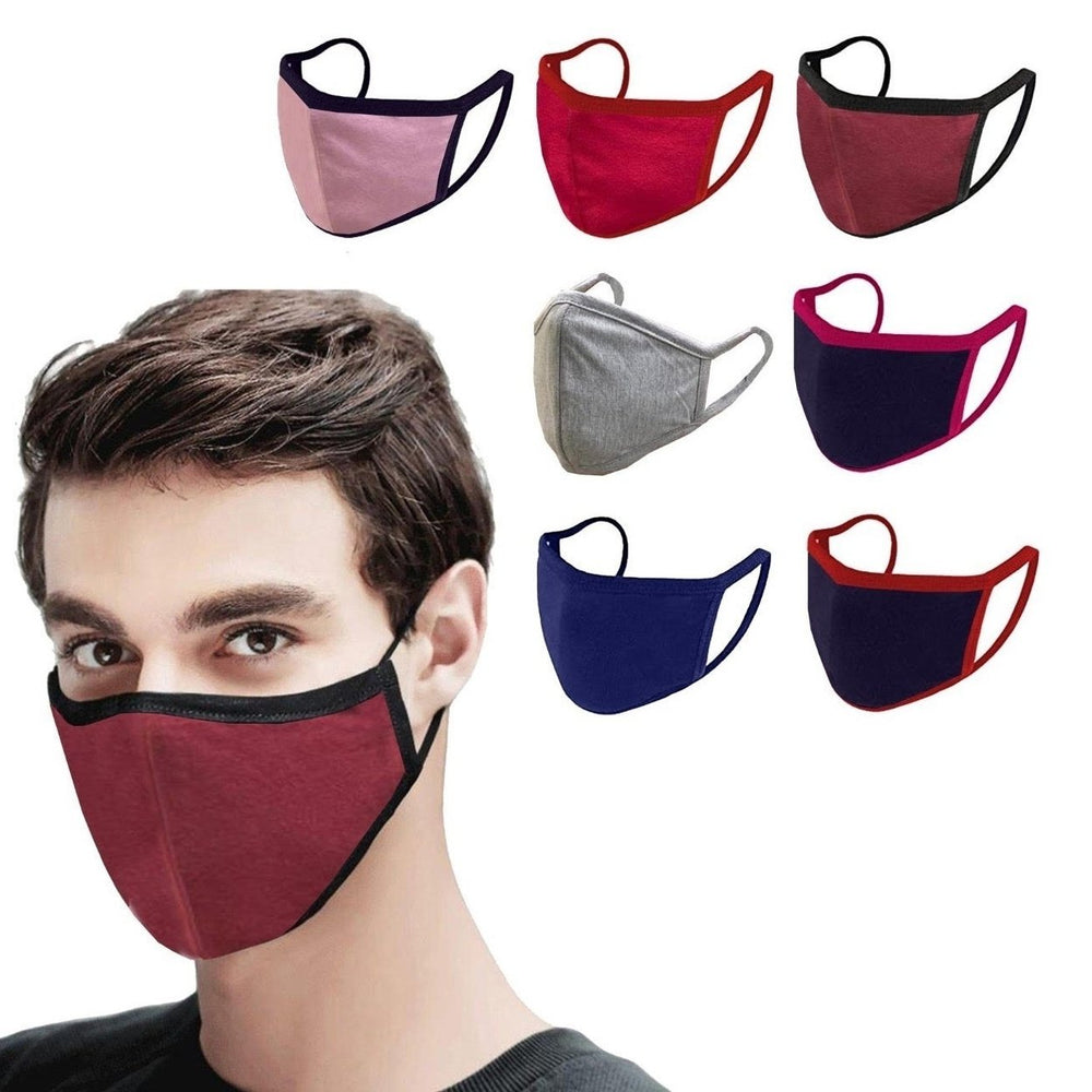 4-Pack: Reusable and Washable 2 Ply Soft Cotton Fabric Masks Image 2