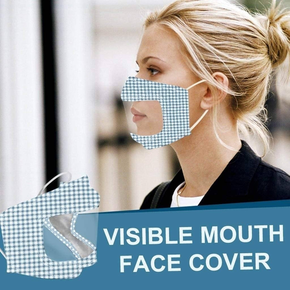 4-Pack: Reusable Anti Dust Unisex Smile Mouth Face Mask Image 2