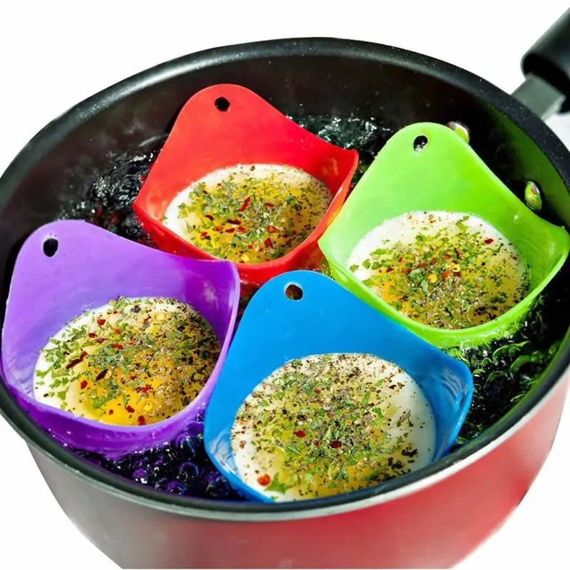 4-Pack: Silicone Egg Cooker Image 1