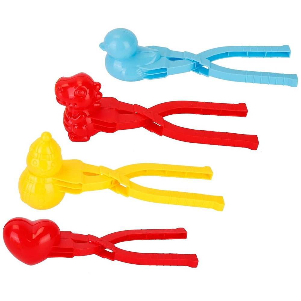 4-Pack: Snowball Makers Set Clip Snow Molds Image 2