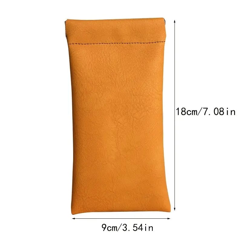 4-Pack: Soft PU Leather Reading Glasses Bag Image 10