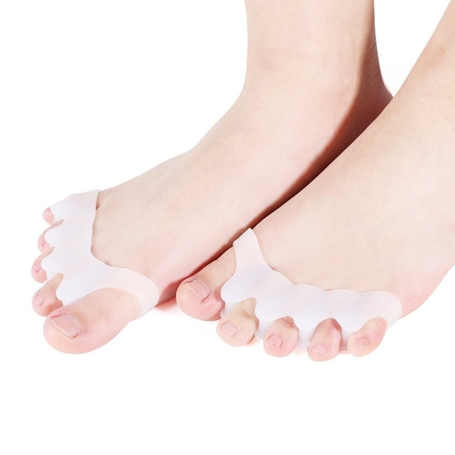 4-Pack: Toe Separator Bunion Toe Spacer for Overlapping Hammer Toe Image 1