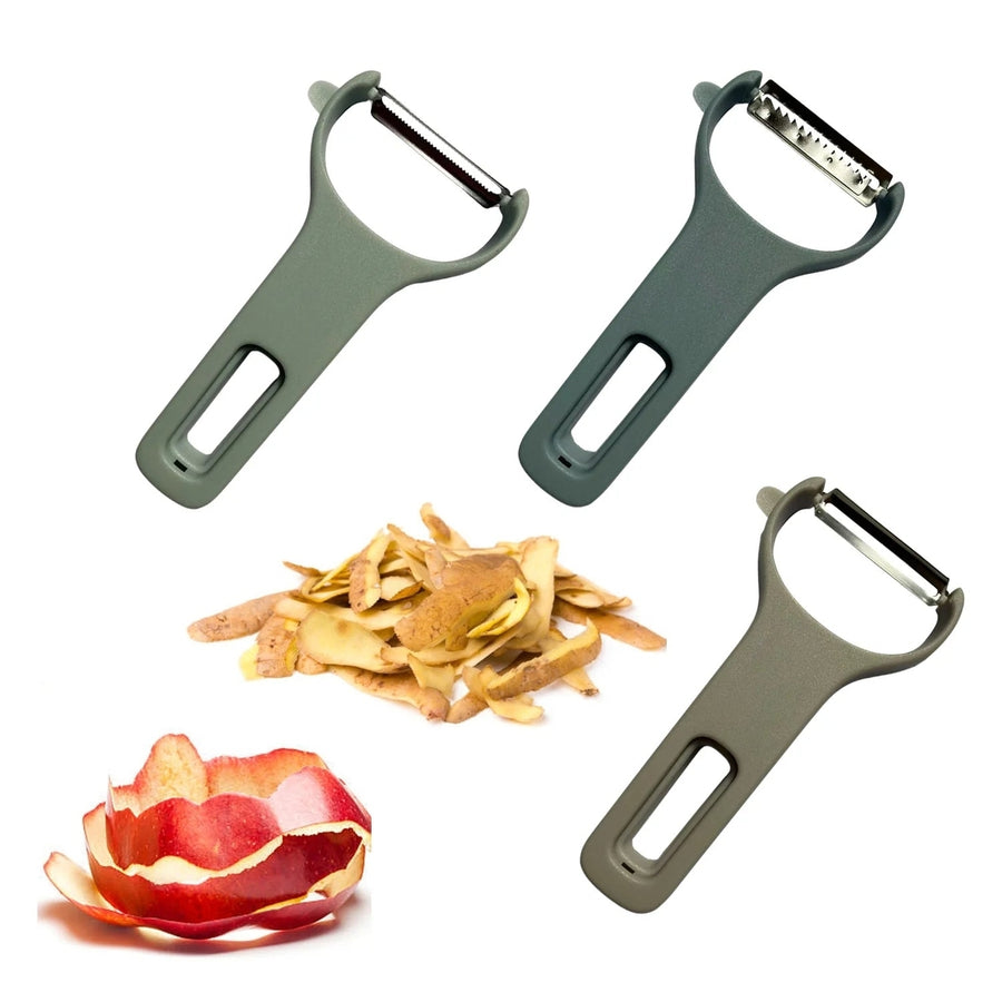 3-Pack: Stainless Steel Original Peelers for Potato Vegetable and Fruits Kitchen Gadgets Image 1