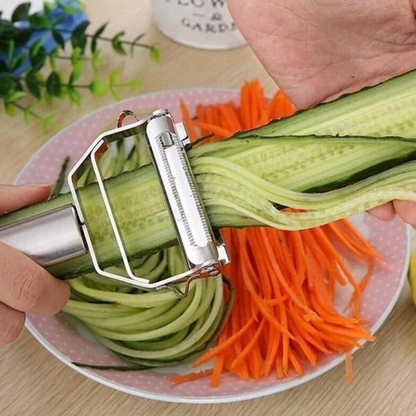 3-Pack: Stainless Steel Potato Cucumber Carrot Grater Image 1