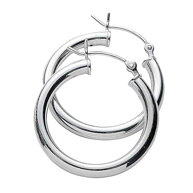 3-Pack: Sterling Silver Hoop Earrings Image 2