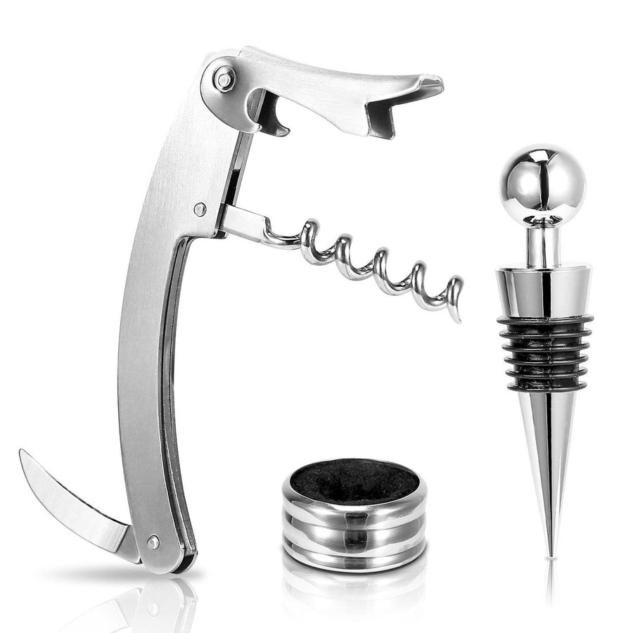 3-Piece Set: Corkscrew Bottle Opener Set Image 1