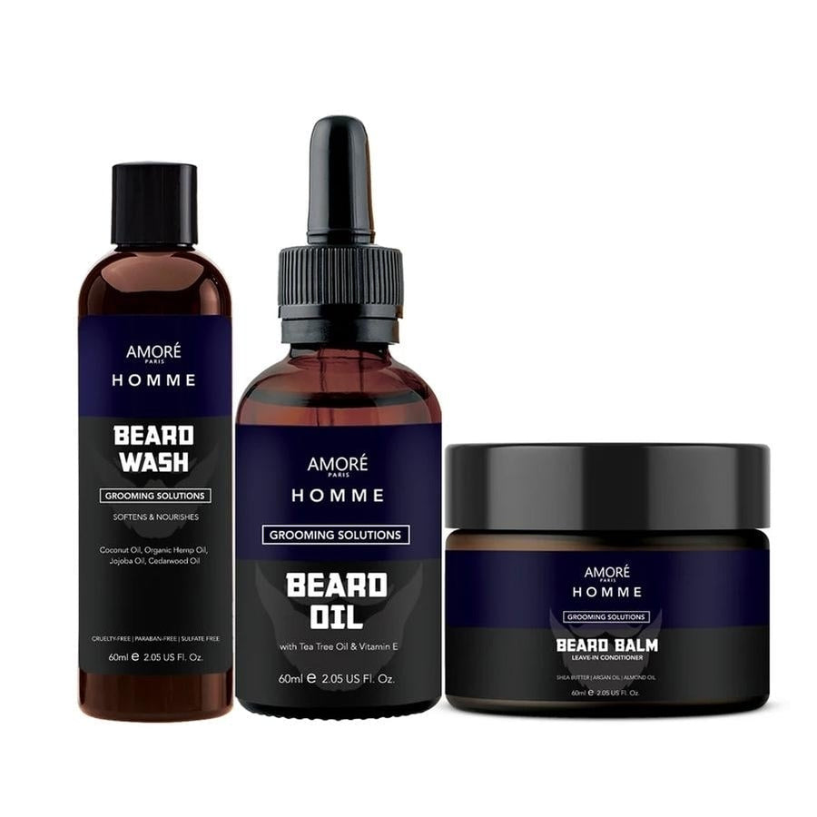 3-Piece Set: Ultimate Beard Care And Grooming Kit Image 1