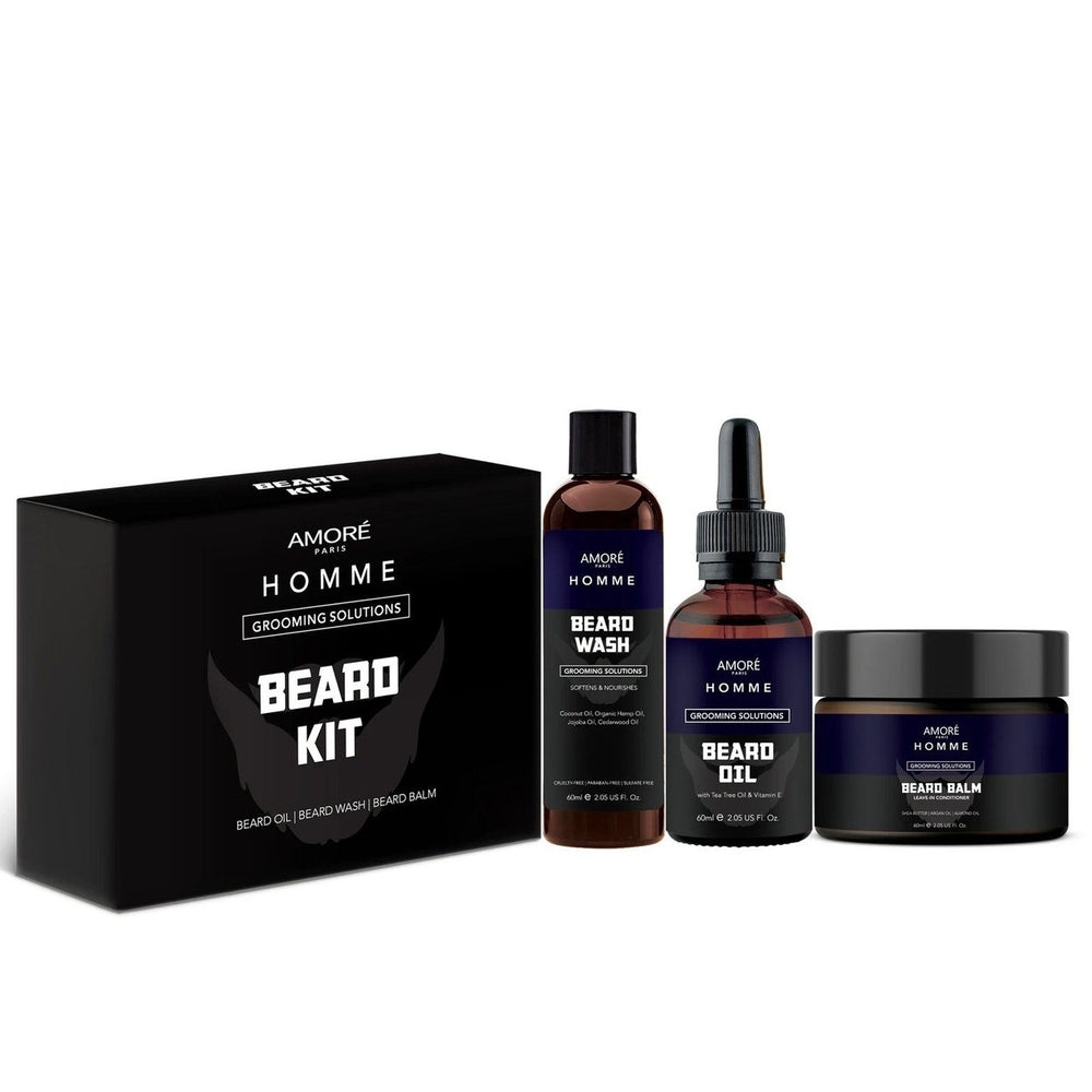 3-Piece Set: Ultimate Beard Care And Grooming Kit Image 2